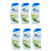 Head & Shoulders Anti-Dandruff Shampoo Apple Fresh 250ml - Pack of 6