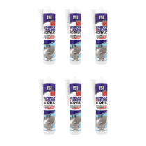 151 White Acrylic Sealant For Bathroom and Kitchen 300ML - Pack of 6