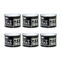 151 Coatings High Performance Iron Gate Black Gloss Paint 180ML - Pack of 6