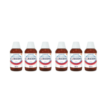 Corsodyl Mint Mouthwash Alcohol-Free Bottle 300ml - Pack of 6