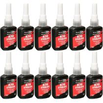 Bond It Industrial A70 Studlock Anaerobic Adhesive with Green Liquid 25ml - Pack of 12