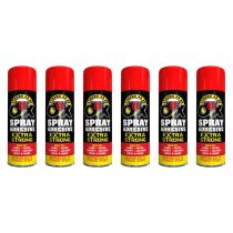 Strong As An Ox Spray Adhesive Extra Strong for Multipurpose 500ml - Pack of 6