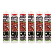 Soudal Repair Express Cement Grey 290ml - Pack of 6