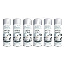 Rapide Auto Extreme All Purpose Spray Paint Can White 250ml - Pack of 6