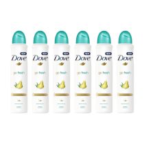 Dove Go Pear and Aloe Vera Scent Deodorant Spray 250ml - Pack of 6
