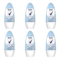 Sure Women Cotton Dry Anti Perspirant Deodorant Roll On 50ml - Pack of 6