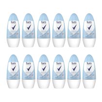 Sure Women Cotton Dry Anti Perspirant Deodorant Roll On 50ml - Pack of 12
