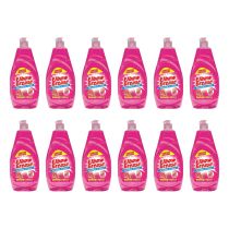 Elbow Grease Pink Blush Washing Up Liquid 600ml bottle beside a kitchen sink
