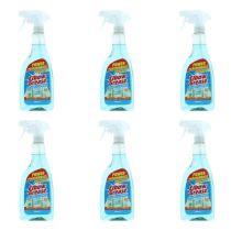 Elbow Grease Streak Free Glass and Mirror Cleaner 500ml spray bottle on a windowsill
