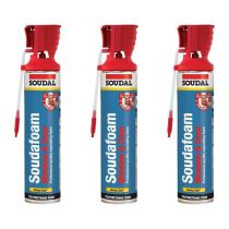 Soudal Soudafoam Window & Door Genius Gun 600ml - Pack of 3