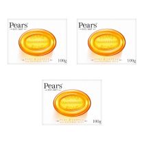 Pears Transparent Soap Natural Oils Gentle Clean 100g - Pack of 3
