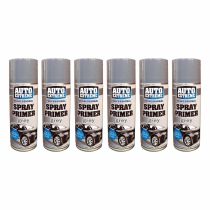 Rapide Auto Extreme Spray Paint Grey Primer Finish 400ml - Pack of 6