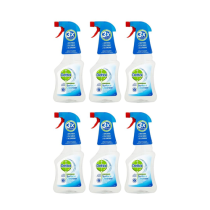 Dettol Antibacterial Surface Cleanser Spray 500ml - Pack of 6