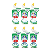 Duck Deep Action Gel Toilet Cleaner Liquid Fresh Pine 750ml - Pack of 6