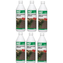 HG Algae and Mould Remover 1 Litre - Pack of 6