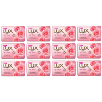 Lux Soft Touch French Rose & Almond oil Soap Bar - Pack of 12