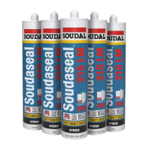 Soudal Soudaflex 40 FC Polyurethane Sealant/Adhesive Black 310ml - Pack of 12