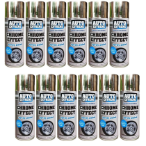 Rapide Auto Extreme Professional Chrome Effect Spray Paint 400ml - Pack of 12