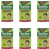Beauty Formulas Australian Tea Tree Deep Cleansing Nose Pore Strips 6 Pack - Pack of 6
