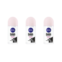 Nivea Roll On Black & White Clear 50ml - Pack of 3