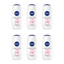 Nivea shower indulgent moisture rose 250ml - Pack of 6