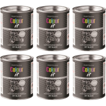 Paint Factory Colour IT Gloss Jet Black 300 ML - Pack of 6