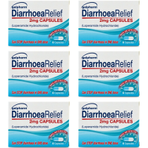 Galpharm Diarrhoea Relief 2mg Capsules 6 Count - Pack of 6
