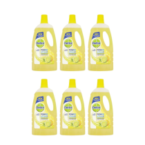 Dettol Power & Fresh Lemon Floor Cleaner 1 L - Pack of 6