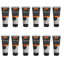 Beauty Formulas With Activated Charcoal Clay Mask 100ml - Pack of 12