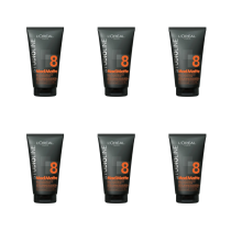 L'Oreal Paris Studio Line Mad Matte Shine Free Hold Fiber Cream 150ml - Pack of 6