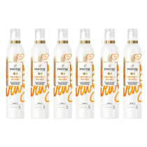 Pantene Mousse Smooth Waves 200ml - Pack of 6