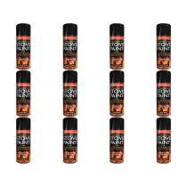 Paint Factory Stove Paint Heat Resistant Matt Black Spray 400ML - Pack of 12
