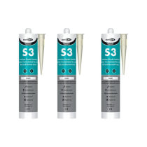 Bond It Premiere S3 Ivory Sealant 310ml - Pack of 3