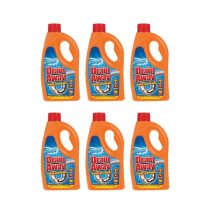 Duzzit Drain Away Drain Unblocker Liquid Formula 500ml - Pack of 6