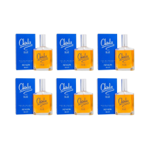 Charlie Blue Revlon Eau de Toilette Natural Spray 100ml - Pack of 6