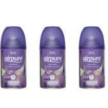Airpure Air-O-Matic Air Freshener Refill 250ml Lavender Moments - Pack of 3