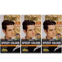 Bigens Mens Speedy Dark Brown Hair Colour 103 - Pack of 3