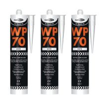 Bond It WP70 Neutral Core Silicone Sealant Durable Sealing  White 310ml - Pack of 3