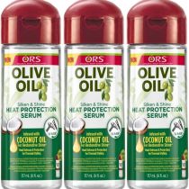 ORS Heat Protection Serum Silken & Shine Olive Oil 177ml - Pack of 3