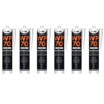 Bond It WP70 Neutral Core Silicone Sealant Durable Sealing  White 310ml - Pack of 6