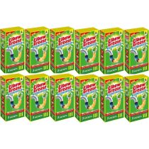 Elbow Grease Drain Unblocker Sachets 3 x 25g pack on a bathroom shelf
