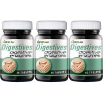 Lifeplan Digestive Enzymes 60 Tablets - Pack of 3