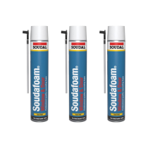Soudal Soudafoam Window & Door Hand Held 750ml - Pack of 3