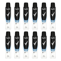 Sure Men Invisible Ice Antiperspirant Deodorant 200ml - Pack of 12
