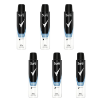 Sure Men Invisible Ice Antiperspirant Deodorant 200ml - Pack of 6