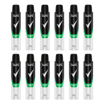Sure Men Quantum Dry Antiperspirant Deodorant Aerosol 200ml - Pack of 12