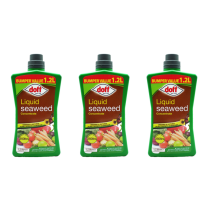 Doff Liquid Seaweed Concentrated All Purpose Plant Food Fertiliser 1.2 Litres - Pack of 3