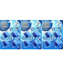 Max Flush Ocean Toilet Blocks 4 x 50g - Pack of 3