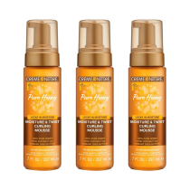 Creme of Nature Pure Honey Moisture & Twist Curling Mousse 207ml - Pack of 3