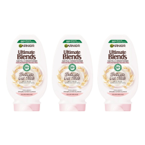 Garnier Ultimate Blends Delicate Oat Milk Conditioner 400ml - Pack of 3